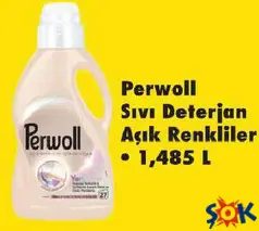 PERWOLL SIVI DETERJAN AÇIK RENKLİLER 1,485 L fiyat ve kampanya bilgisi